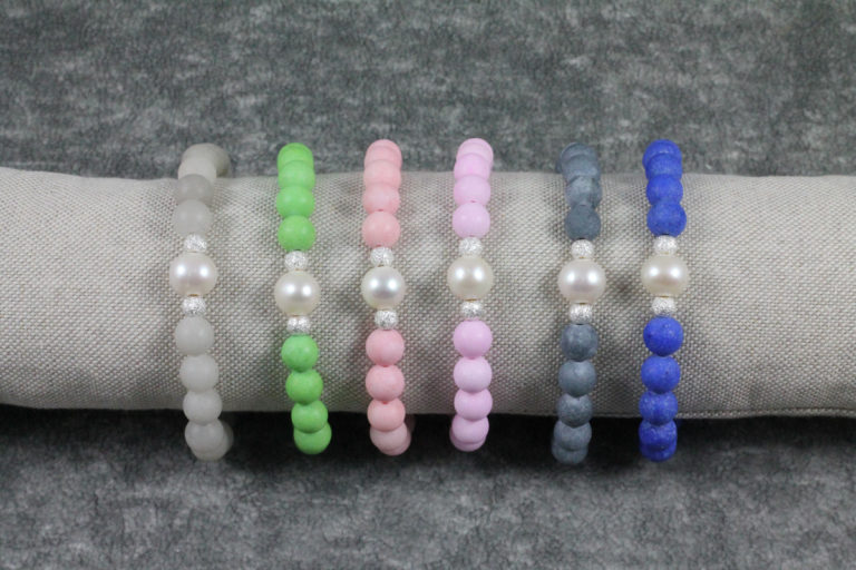 Armbänder Naturstein - Perle